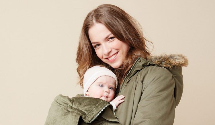 manteau de portage bébé